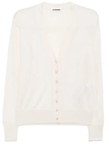 Кардиган с V-образным вырезом Jil Sander, нейтральный