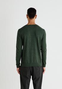 Джемпер SLHBERG CREW NECK Selected, темно-зеленый