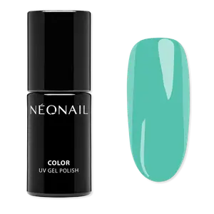 Лак для ногтей gel polish Neonail, aqua siren, объем 7.2 мл