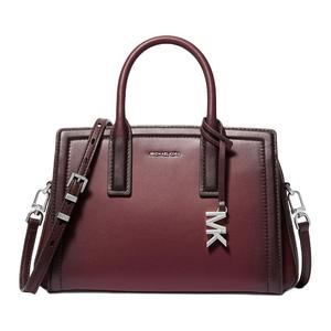 MICHAEL KORS Леди Сплит кожаная сумка малая женская коричневая красная