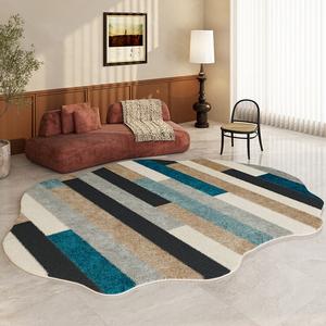 AOVOC Ковер 180х250 см для гостиной/спальни, нестандартной формы, из искусственной шерсти, толстый, Patan Irregular Thick Version - 02