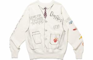 Графический свитшот HUMAN MADE, белый