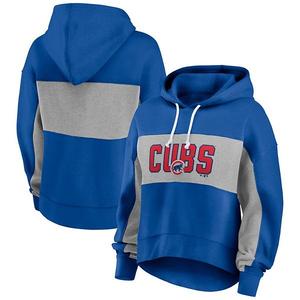 Толстовка с капюшоном Fanatics Branded Royal Chicago Cubs Filled Stat Sheet Unbranded