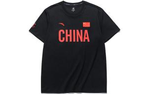 Футболка с национальным флагом унисекс, черная Anta, черный