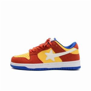 XPQ Унисекс низкие дышащие скейтбордские кроссовки с поддержкой и балансом покрытия оранжево-желтые, цвет Orange Yellow