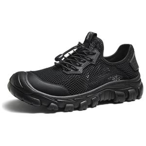 Дышащие, легкие и износостойкие низкие повседневные туфли для мужчин CAMEL, Midnight Black