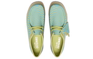 Кроссовки clarks Lifestyle Shoes Women's Low-top Eveblue/Techgreen/Iolite, зеленый
