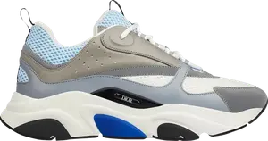 Кроссовки Dior B22 White Blue, синий