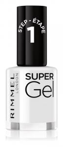 Покрытие ногтей гель-лаком без использования УФ/LED лампы Rimmel Super Gel, оттенок 001 Basic B 12 мл