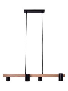 Näve Подвесной светильник "Фрида" в черно-светло-коричневом цвете - (Ш)80 x (В)120 x (Г)24 см