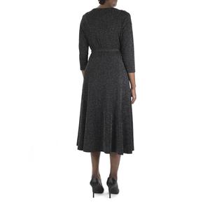 Женское платье миди с люрексом Nina Leonard Sylvia Nina Leonard