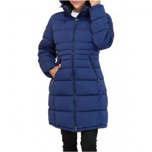 Куртка Rokka&Rolla Water Resistant Hooded Faux Fur Long, синий