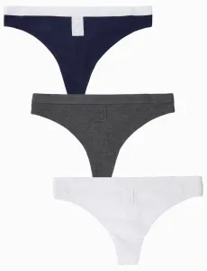 Стринги U.S. Polo Assn 3pk Assorted Ribbed With Button Detail, 3шт.