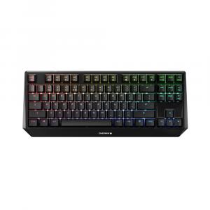 Игровая клавиатура Cherry MX 1.0 TKL RGB, проводная, Cherry MX Blue, чёрный