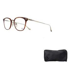 Chrome Hearts Титан сплав пластина и титан сплав silver неправильной формы очковые оправы unisex brown