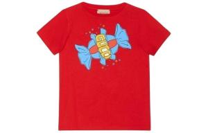Детская футболка Gucci, красный