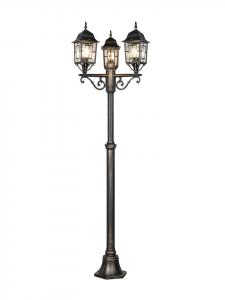 Trio Leuchten Столб VOLTURNO цвета старинной ржавчины