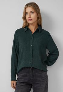 Блуза s.Oliver STRUKTURIERTE MIT RAFFUNG AM RÜCKEN, Petrol/Teal