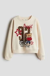 Толстовка с мотивом H&M, бежевый