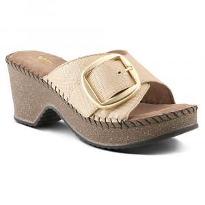 Платформенные сандалии на танкетке Nienna Spring Step, gold