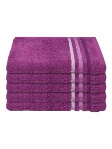 Гостевое полотенце Schiesser Skyline Color im 5er Set, фиолетовый