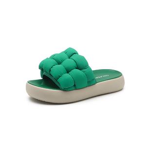 Тапочки-слайды женские Bull charm, Green