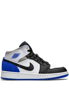 Кроссовки Air Jordan 1 Mid Jordan Kids, белый