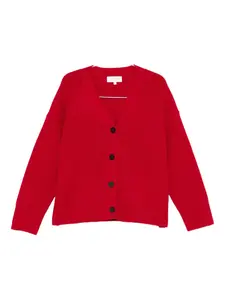 Кардиган из мериносовой шерсти Studio Nicholson, красный