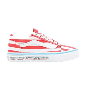 Кроссовки Where's Waldo? x Old Skool Kids Vans, белый