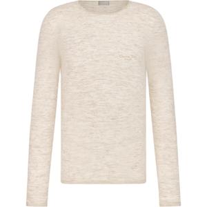 DIOR Свитер из кашемира SS25 для мужчин Ecru