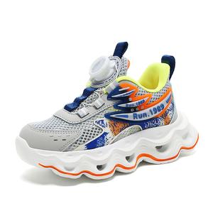 Детские кроссовки для бега NEZHACHAOHAI, серый/оранжевый