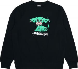 Толстовка Pleasures Ruff Premium Crewneck 'Black', черный