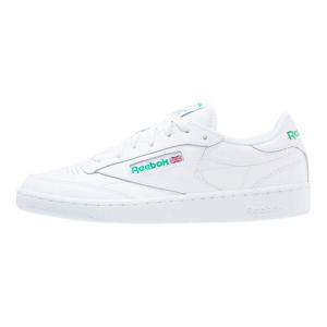 Кеды Reebok Classic Club C 85 Unisex, белый/зеленый