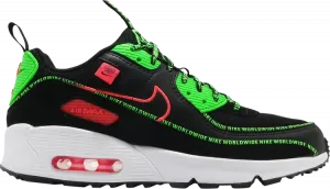 Кроссовки Nike Air Max 90 SE GS 'Worldwide Pack - SEFA20', черный
