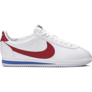 Кроссовки женские Nike Wmns Classic Cortez Leather, белый/красный