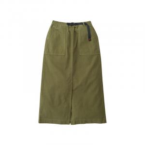 Женская повседневная длинная юбка SS24 Gramicci, зеленый