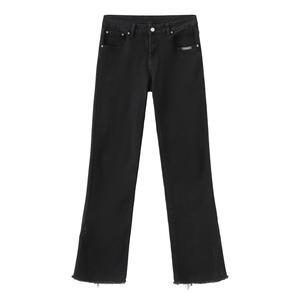 Джинсы Unisex UNKNOWTAL, черные (с потертостями)