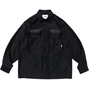 Рубашка Cbw 01 Cotton Overshirt WTAPS, черный