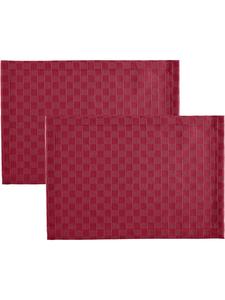 Erwin Müller Жаккардовые салфетки из смесовой хлопковой ткани, комплект из 2 штук, цвет Paderborn, рубиновый