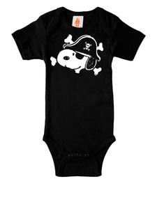 Logoshirt Детский боди черного цвета