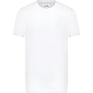 Футболка с вышитым логотипом ARMANI EXCHANGE, белый