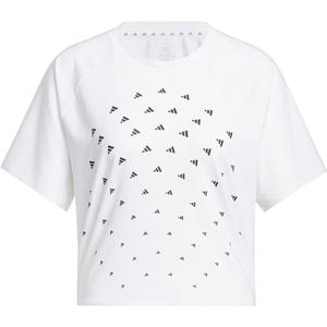 Рубашка свободного кроя с принтом Bluv Performance Adidas, белый