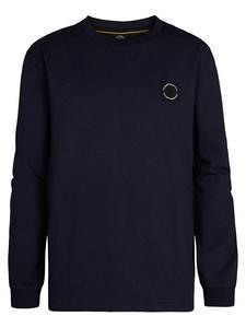 Petrol Industries Футболка с длинными рукавами темно-синего цвета