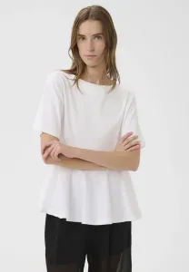 Футболка с принтом "nooma peplum tee print" Karen By Simonsen, Bright White