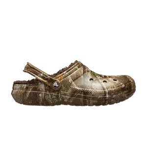 Кроссовки Crocs Realtree x Classic Lined Clog Edge Camo, коричневый