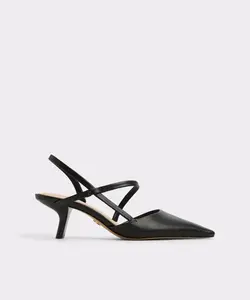 Женские туфли-лодочки из кожи с острым носком Aldo, черный