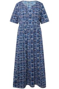 Миди платье Ulla Popken, Light blue/Dark blue