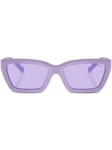Tiffany & Co Eyewear солнцезащитные очки в прямоугольной оправе, фиолетовый