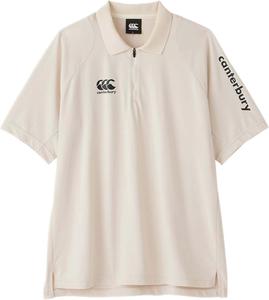 Мужская футболка-поло Canterbury R+ FLEXCOOL CONTROL с половинной молнией, слоновая кость
