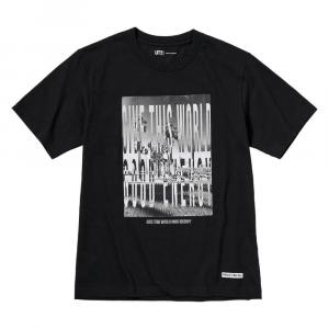 Футболка Uniqlo UT Peace For All (Kosuke Kawamura), черный